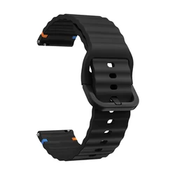Bracciale in Silicone Potenziato - Cinturino Regolabile da 22MM in Diversi Colori