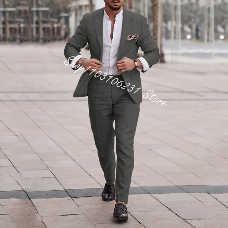 Рисунок 3 - Льняные Свадебные Мужские костюмы