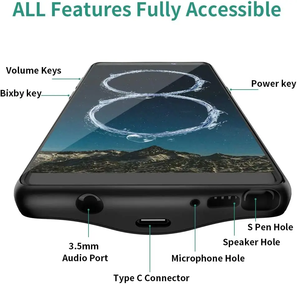 Wireless Charger S10+ Battery Case Qi Wireless Charging Samsung