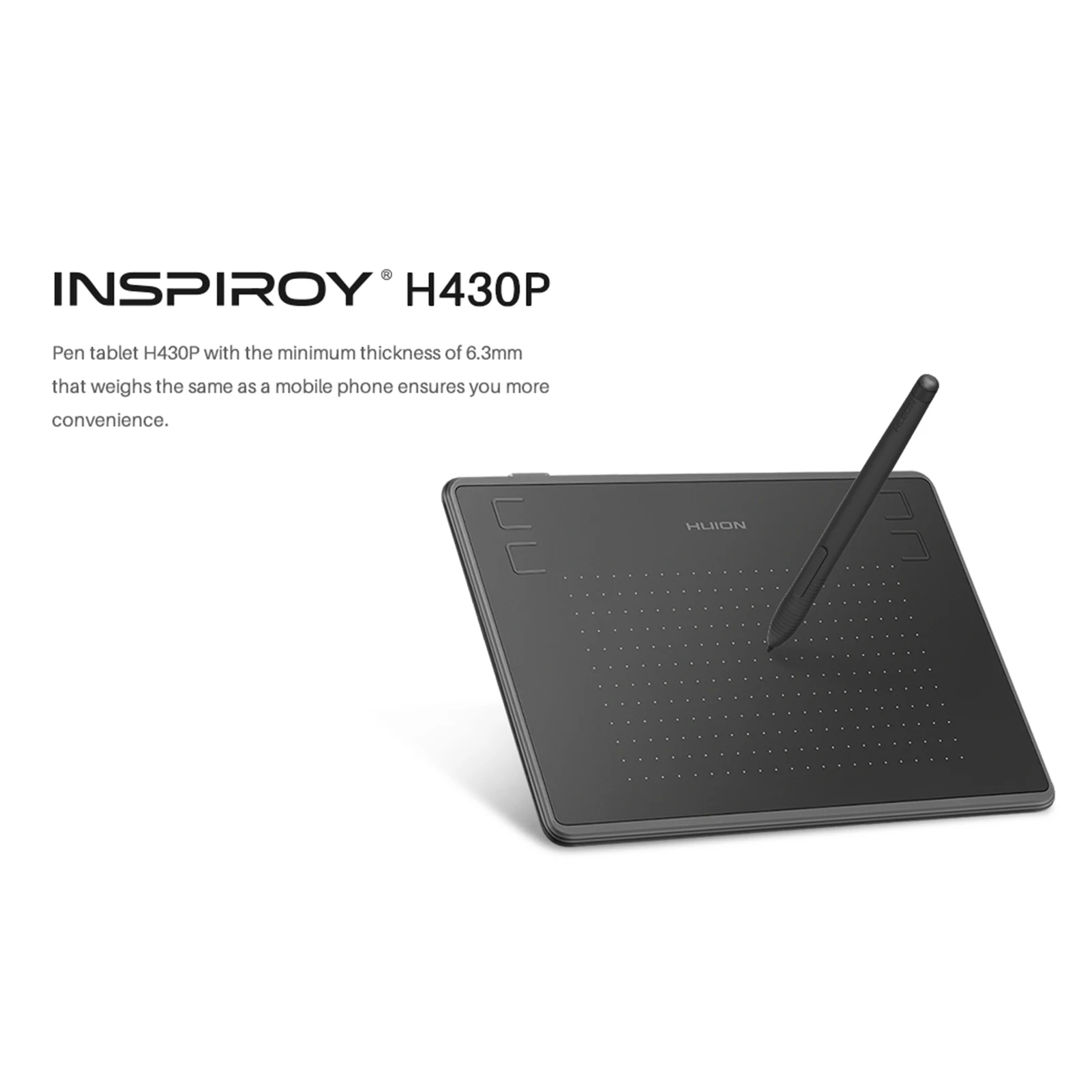 Huion H430P 4.8*3 Inches Digital Tablet Handwriting Graphic Drawing Signature Board Writing Kit 4096 Levels Pressure 5080lpi 18 Huion H430P 4.8*3 Inches Digital Tablet Handwriting Graphic Drawing Signature Board Writing Kit 4096 Levels Pressure 5080lpi 12