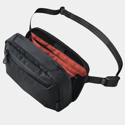 Sleek Unisex Travel Crossbody Bag Organizer (Black)