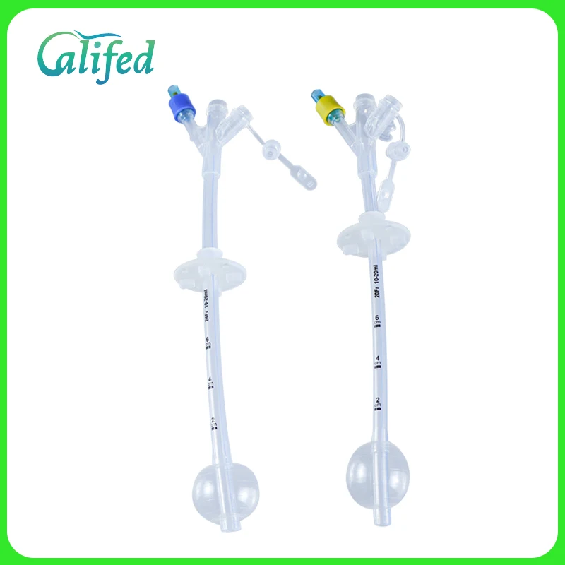 Califed Silicone Gastrostomy Tube Multi Functional Connector X-Ray Imaging Gastrostomy Surgical Equipment Medical Instruments