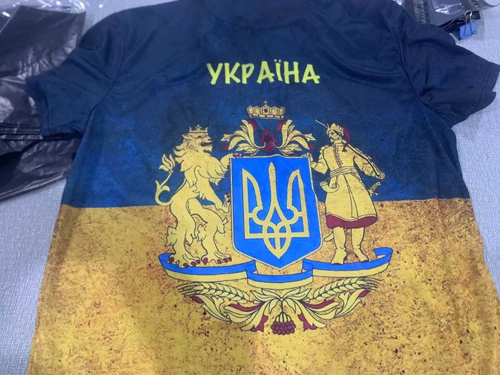Vintage 3D Printed T-Shirts for Men Ukrainian T Shirt Men Clothing New Flag Short Sleeves Summer Fashion O-Neck Harajuku Top Tee