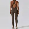 Yoga Jumpsuit Fitness Sports Overalls Gym Clothing Set Yoga Wear Pilates Workout Clothes for Women Outfit push-up Activewear 2