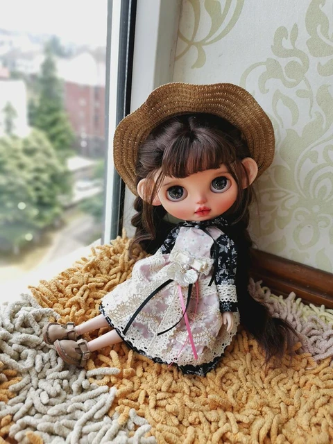 Vendendo 1/6 Blyth boneca personalizada maquiagem rosto boneca com corpo  articulado - AliExpress