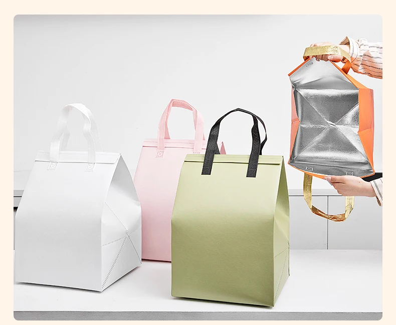 Large Capacity Aluminum Foil Insulated Bag, Disposable Thermal Cake Preservation Pouch,... - SKU AFIB1556 - UGI Packaging