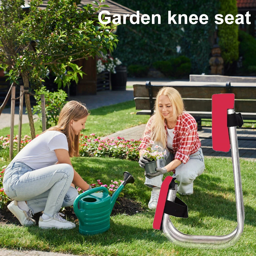 Gardening Knee Seat Protecting Knees Portable Kneeling Stool Wearable Foam Knee Pad Mat Cushion Labor-Saving Tools for Farm Work