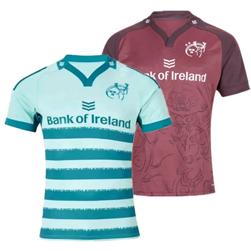 Munster Home Away Rugby Jersey Men's Size S 5XL Print Name And Number Rugby Jersey