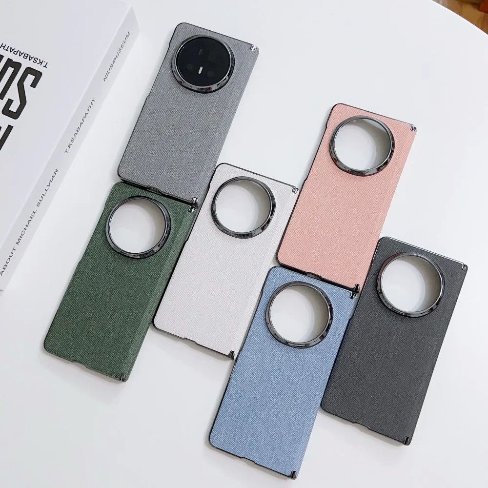 Luxury PU Leather Magnetic Wireless Charging Protective Back Cover Case
