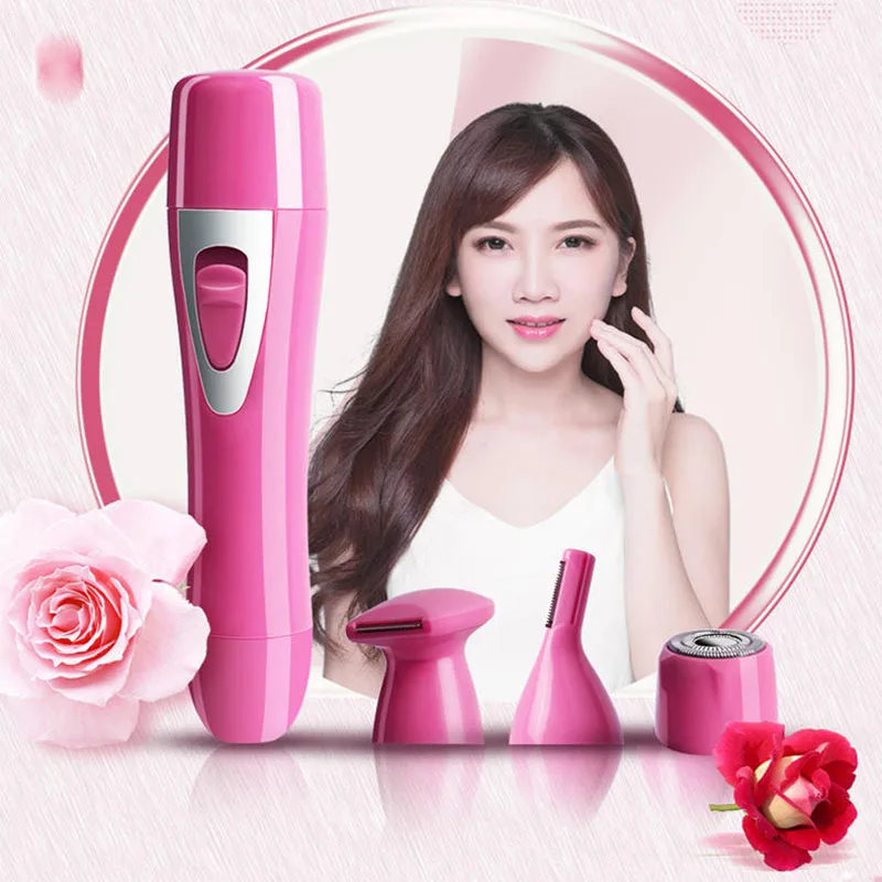 Hair Remover For Ladies New Design 4 In 1 Hair Removal Set Portable Mini Shaver Trimmer Set For Woman new design multi purpose anti rust lubricant 20l rust removal cleaning agent stain removing agents