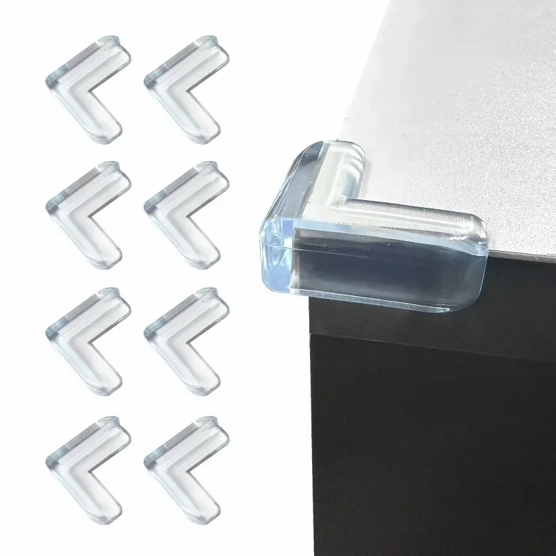 Table Corner Protector 4pcs/set Kids Anti Collision Head Protection Guards Soft Safety Table Edge Protector Security Accessory