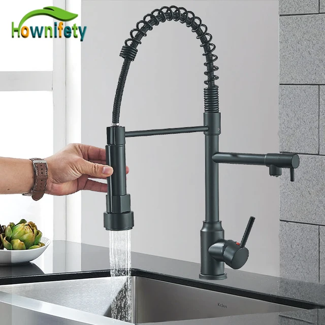 ⭐️360度回転可キッチンシンク ミキサー水栓 蛇口シャワー 壁掛