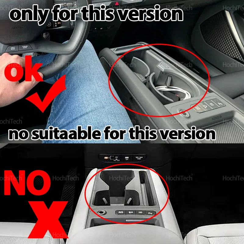 기아 EV9 2024-2025용 차량용 물컵 홀더 미끄럼 방지 중앙 제어 음료 홀더 수납함 인테리어 액세서리