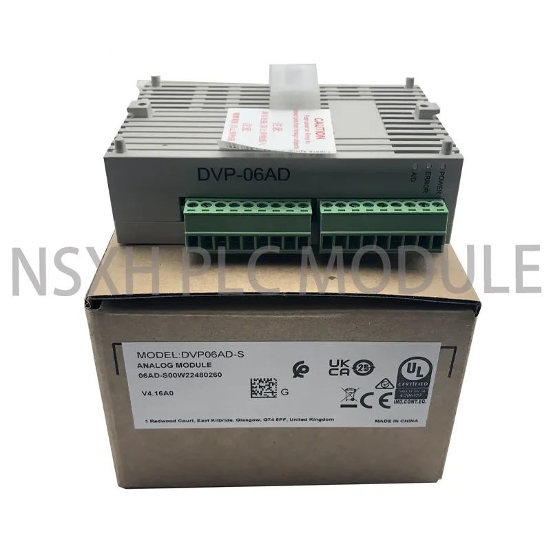 

New Original DVP04AD-S DVP06AD-S DVP02DA-S DVP04DA-S DVP06XA-S DVP04AD-E2