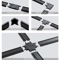 Black White 6MM Smart Magnetic Track Light Tuya Zigbee Dimmable Ultra Thin Rail Slim Lamp Surface Mount Safe DC48V for Home 2