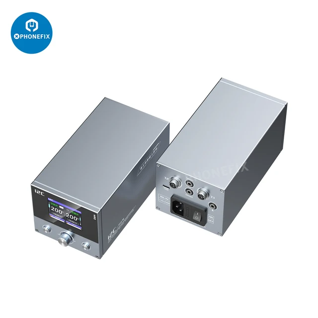 كاوية لحام مزدوجة i2C 3SCN (باقة RS100-B) – تشمل قاعدتين ويدين C210 (مع سنون) 3