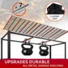 48.2''W Garage Shelving Heavy Duty Loads 3010LBS Garage Storage Shelves Heavy Duty Shelving 5 Tier Adjustable Metal Shelving 5