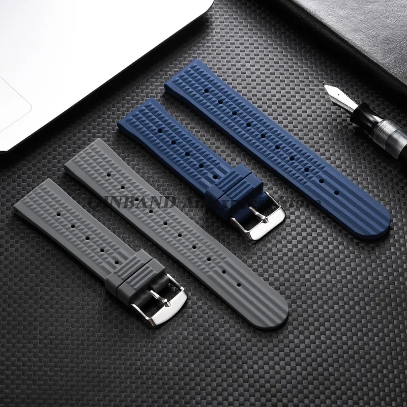 Premium Silicone Waterproof Sport Watchband Replacement Bracelet