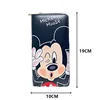 Disney Woman Long Wallet Cartoon Mickey Mouse Coin Bag Cute Minnie PU Leather Girl Card Package Children Holder Clutch 3