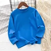 Children's Clothing 2025 Cotton Boys Girls T-Shirt Solid Long Sleeve Kids Cothes Autumn Sweatshirt Tops Teenage 6 8 10 12 Years 2