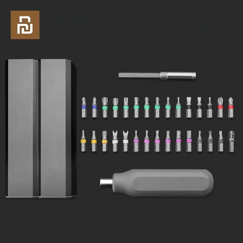 

Набор прецизионных отверток Youpin 32/43/46 в 1, магнитные шестигранные звездообразные биты для отвертки, телефонов, набор инструментов для ремонта