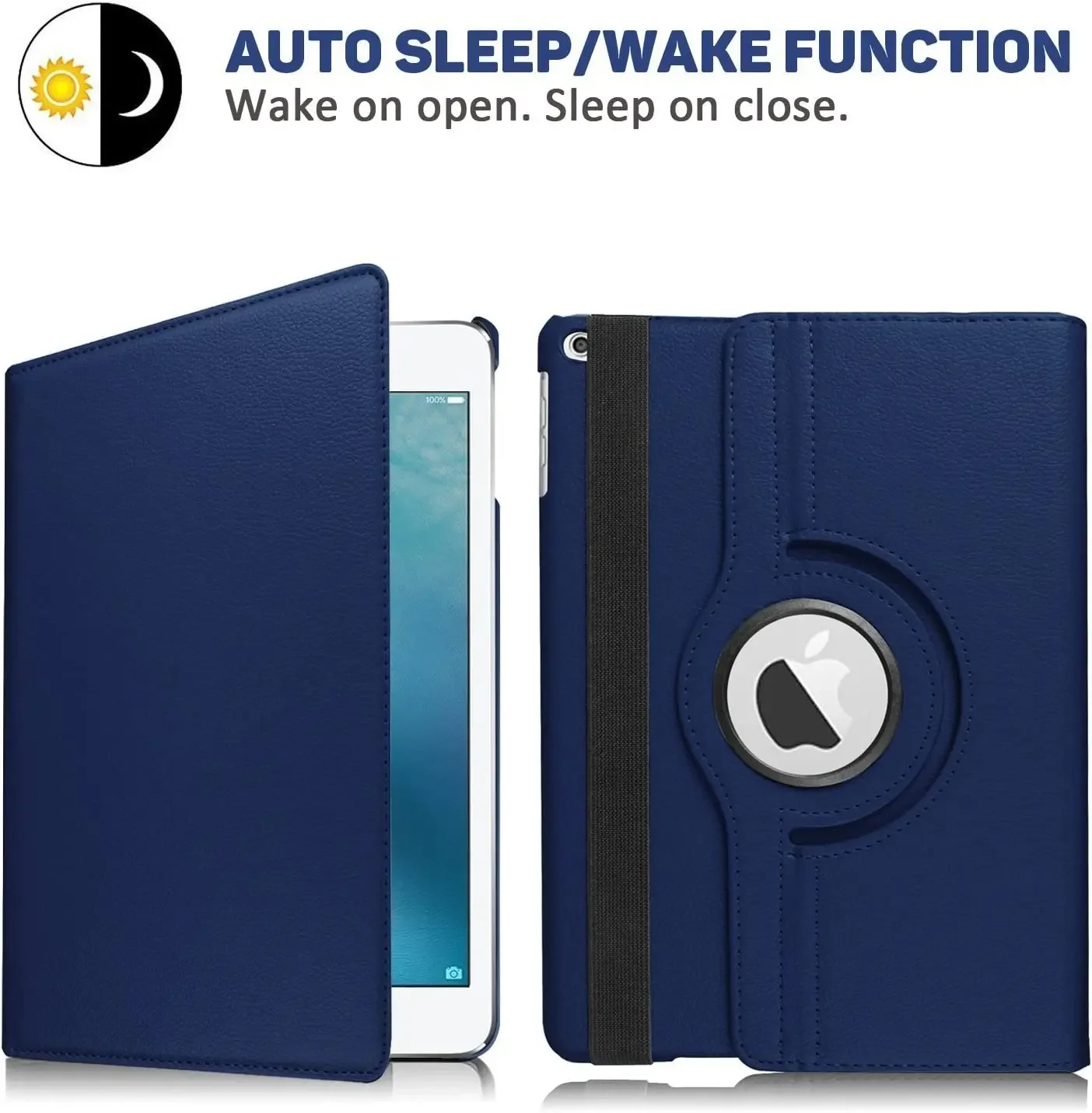 360 Rotating Premium PU Leather Tablet Case