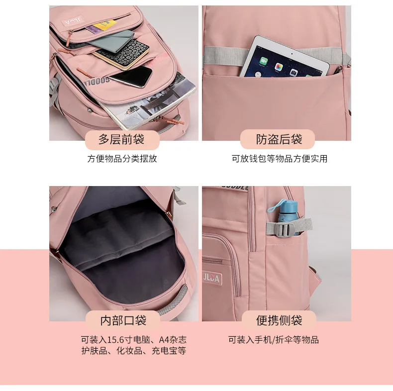 【MOLLIOLLI】24FW ADORA STRAP MINI BAG (4COLORS) Plecaki do szkoły nastolatki dziewczyny dorywczo plecak