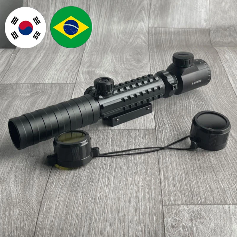 

3-9X32EGC High-definition Red/Green Adjustable Optics Illuminated Telescope Tactical Outdoor Hunting Accessories Telescope
