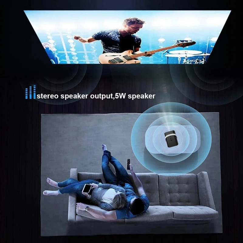 P10 스마트 4K 와이파이 휴대용 홈 시어터 비디오 LED 블루투스 미니 프로젝터, 안드로이드 10 프로젝터, 1080P