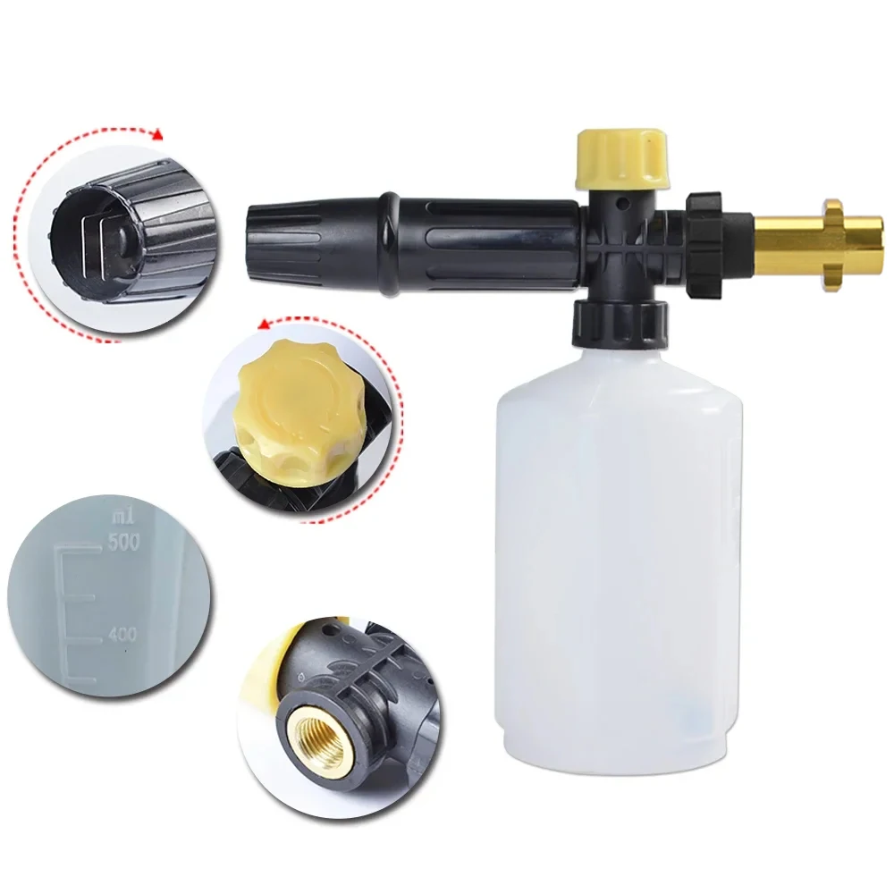 Car Foam Wash Snow Foam Lance Foam Nozzle Foam Cannon Foam Generator for Daewoo Hammer Karcher Huter Makita High Pressure Washer 3