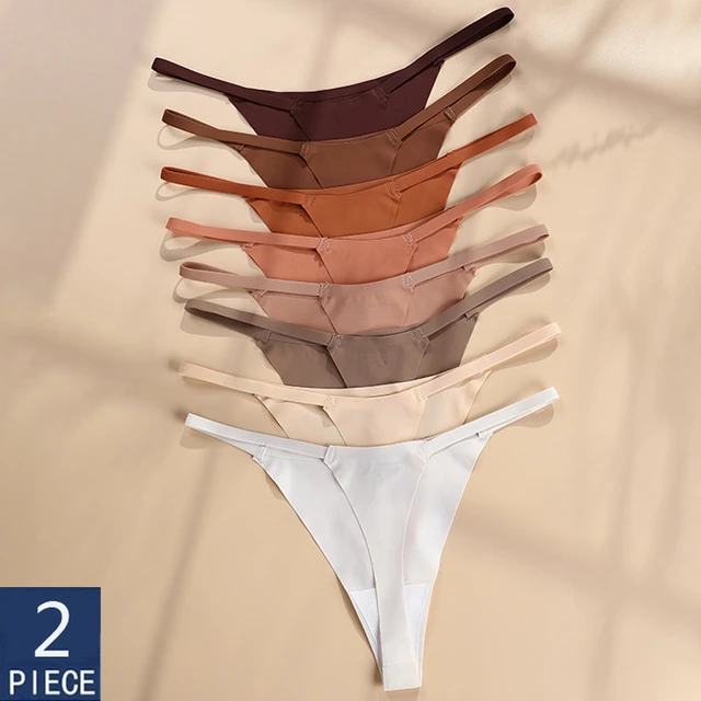 Women's Panties Seamless Underwear Silk Women's Solid Color