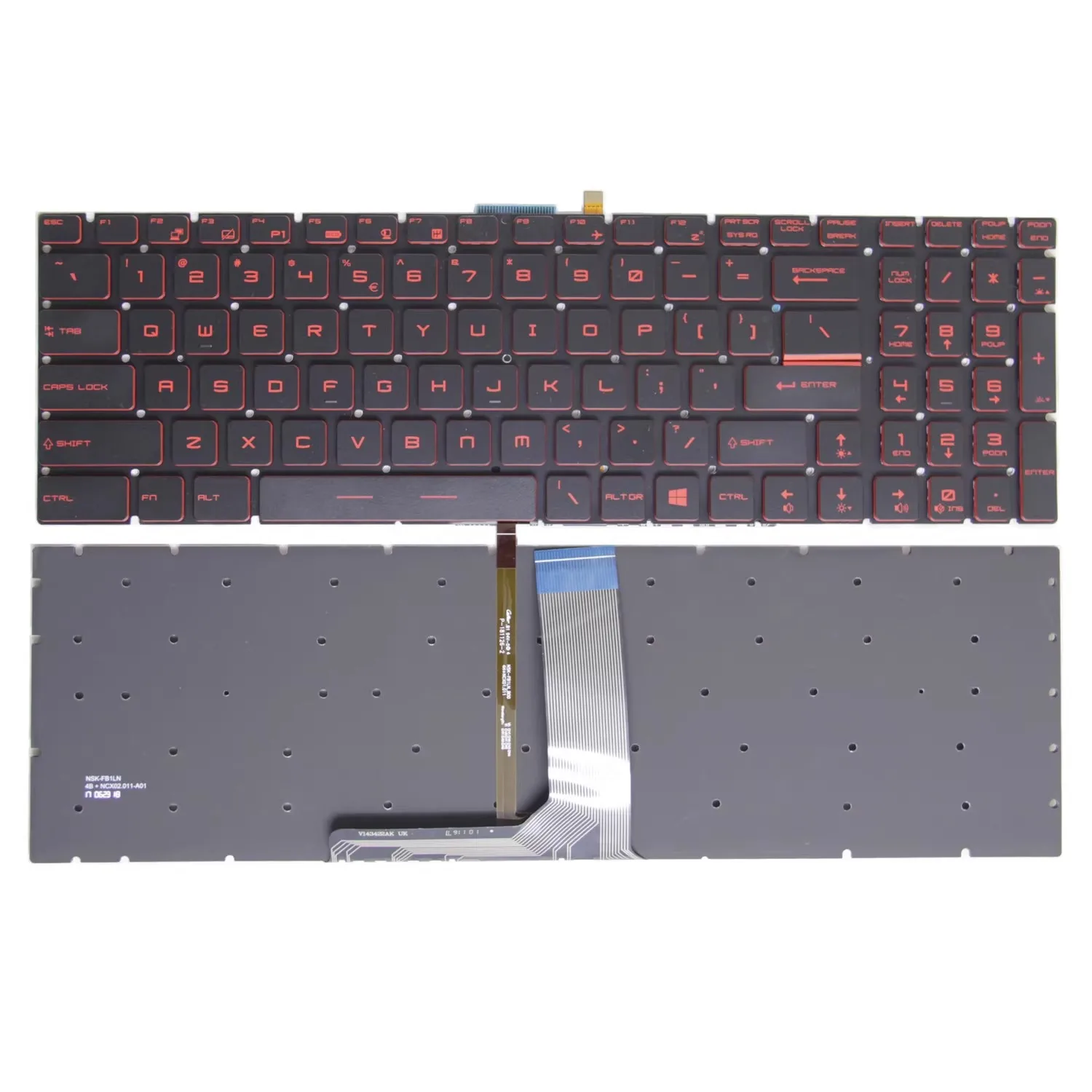 

New Keyboard for MSI GE62 GE72 GL62 GV62 16J1 J2 J5 J9 1781 16H2 1791