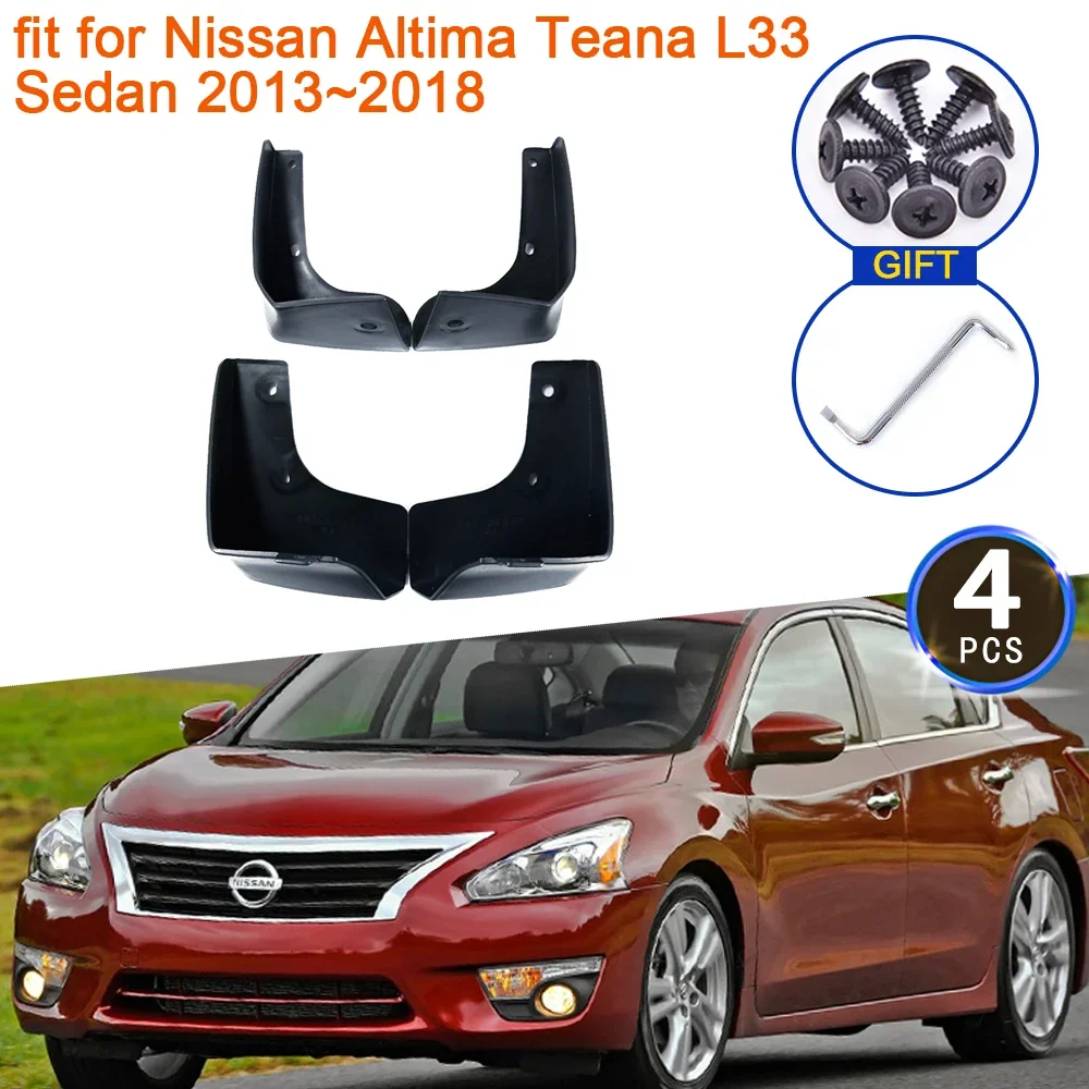 

For Nissan Altima L33 Teana Sedan 2013 2014 - 2016 2017 2018 Mud Flaps Mudguards Splash Fender Guard Front Wheels Accessories