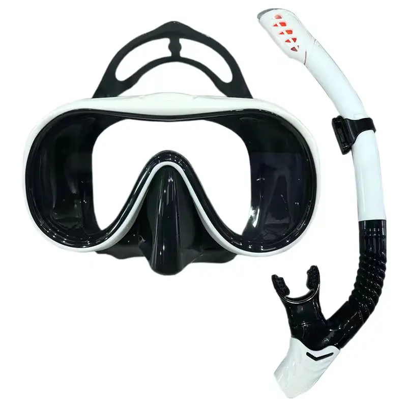 HB Diving mask Snorkeling kit Adult silicone skirt anti-fog goggles Swimming gear