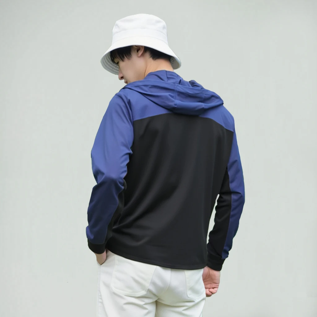 남성용 아웃도어 윈드브레이커 재킷 플리스 안감 후드형 긴팔 2024 신상 방수 통기성 스포츠 코트