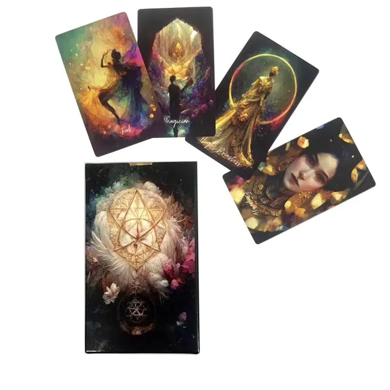 Tarot Deck Divination Universe Moon Tarot Card Fate Divination Tarot Deck Family Entertainment Board Game Fortune-telling Cards