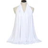 Écharpe Hijab en Jersey de coton Modal de qualité supérieure, châle musulman Long, Turban doux uni, bandeau pour femmes, bandeau africain 170x60cm