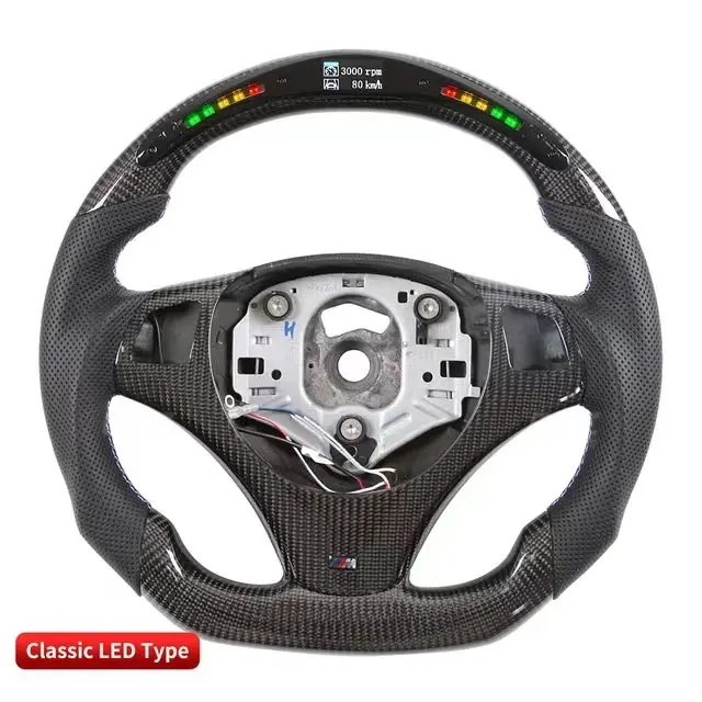 

LED Performance Carbon Fiber Steering Wheel for BMW 3 Series E82 E90 E87 E91 E92 E93