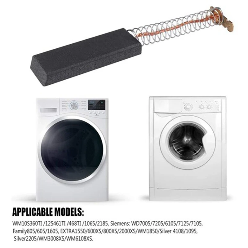 Washing Machine Carbon Brushes 154740 Carbon Brushes Motor For Bosch Siemens Washing Machine