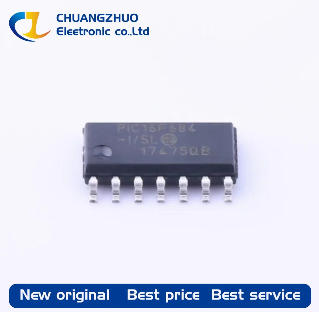 

1Pcs New original PIC16F684T-I/SL 20MHz 12 FLASH 3.5KB SOIC-14 Microcontroller Units