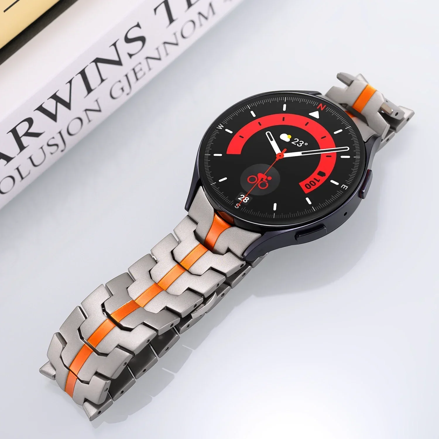 Premium Stainless Steel Metal Strap for Galaxy Watch - No Gaps Design