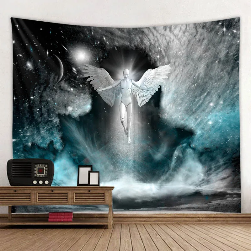 Psychedelic Dream Angel Wings Tapestry Bohemian Decoration For Home Tapestries Wall Stickers Decoration Wall Cloth Tapestries