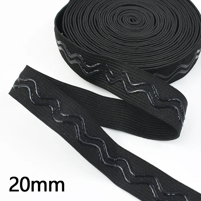 Silicone Elastic Non-Slip Stretch Tape for Sportswear and Garments