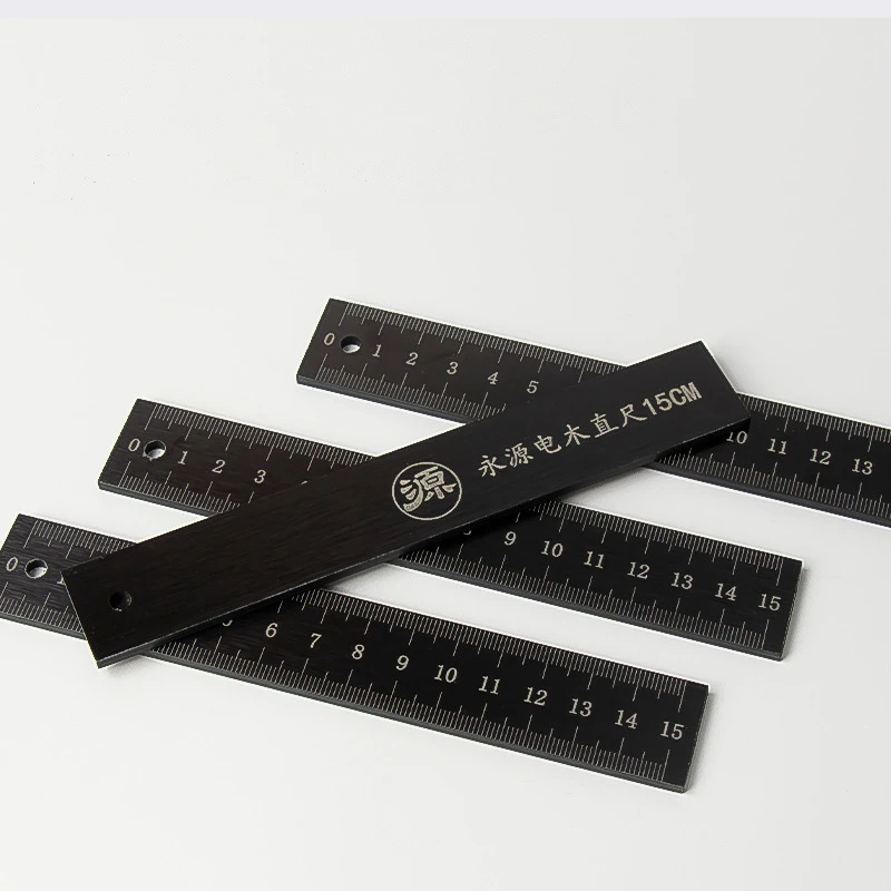 

15-25cm Ruler Measuring and Marking Tool High-precision Thickening Laser Scale High Temperature Resistance Hand Tool