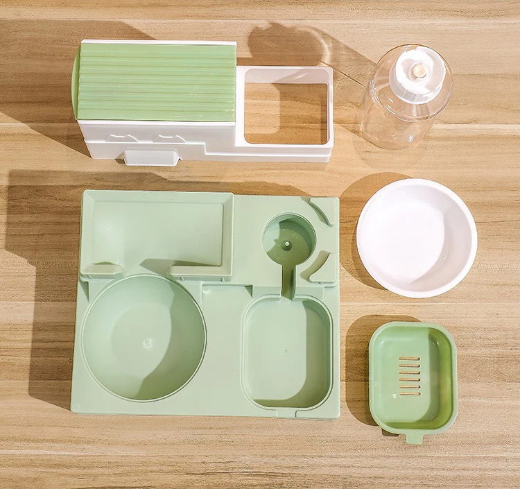 Title 13, Pet Feeder 2-in-1 Pet Feeding Bowl Dog Cat Auto...