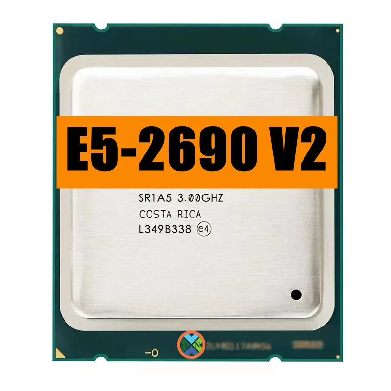 Processore Xeon E5-2690 V2 E5 -2690 V2 Sr1A5 3.0Ghz 10 Core 25Mb Socket Lga 2011 Xeon Cpu E5-2690V2