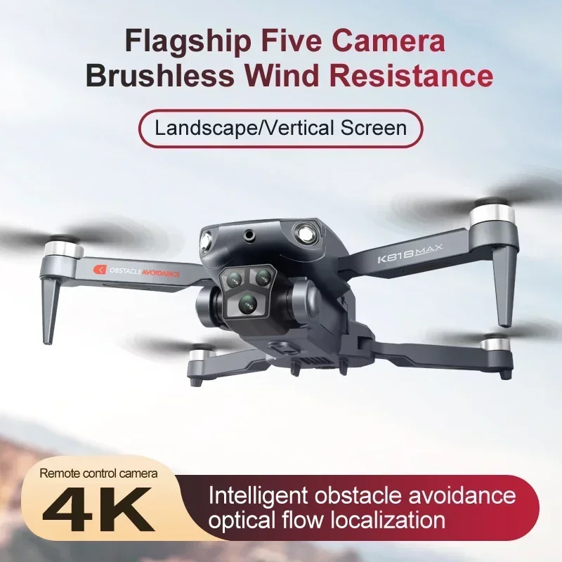 Vue de la caméra HD du Drone K818 MAX avec GPS – Achat en ligne, montrant la qualité d'image.
