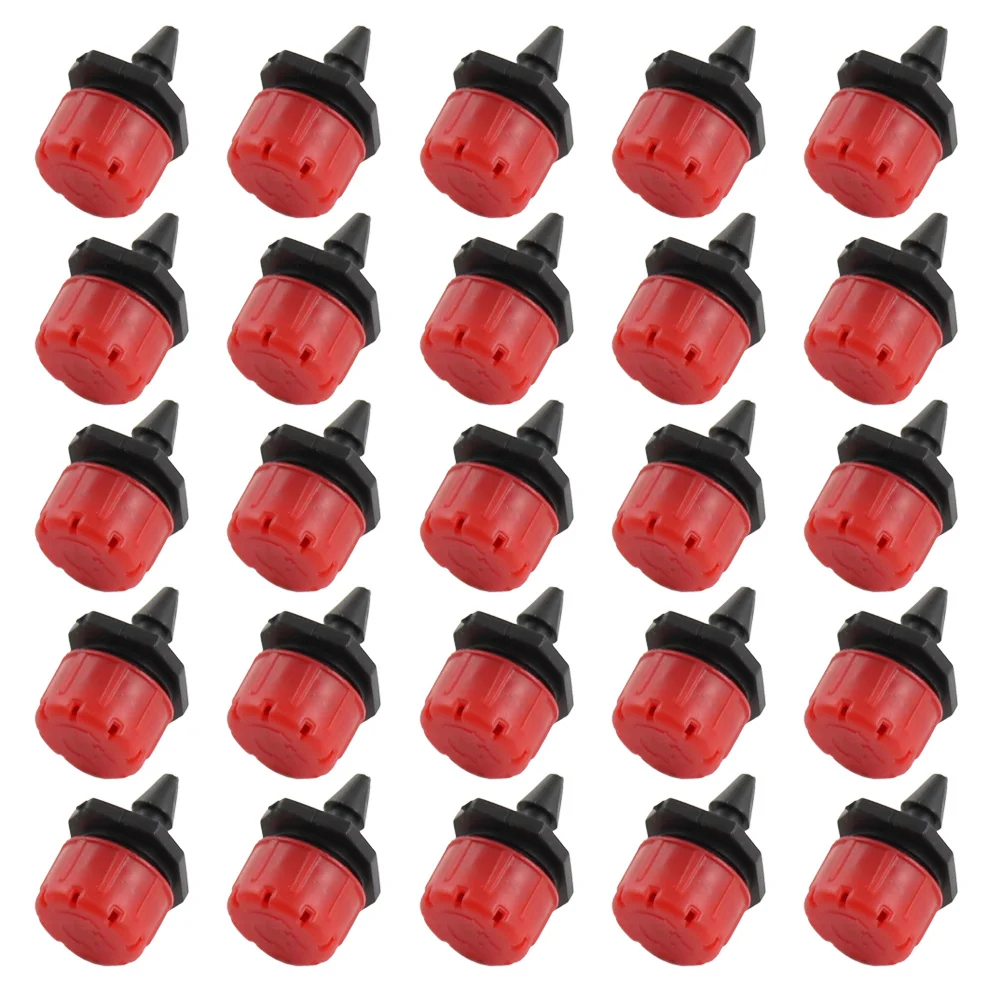 

100 PCS Riding Hood Nozzle Micro Spray Water Flow Drippers System Emitter Sprinkler Lawn