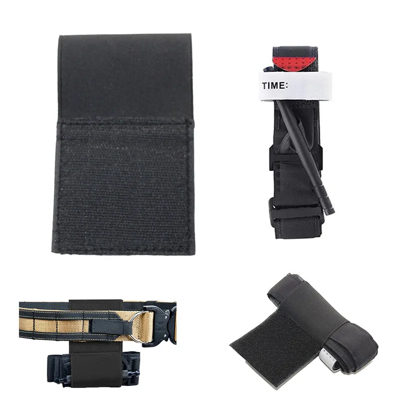 

Tactical Elastic Tourniquet Pouch Holder for Military Vest Plate Carrier Chest Rig Hook & Loop Secure Tourniquet Storage Holder