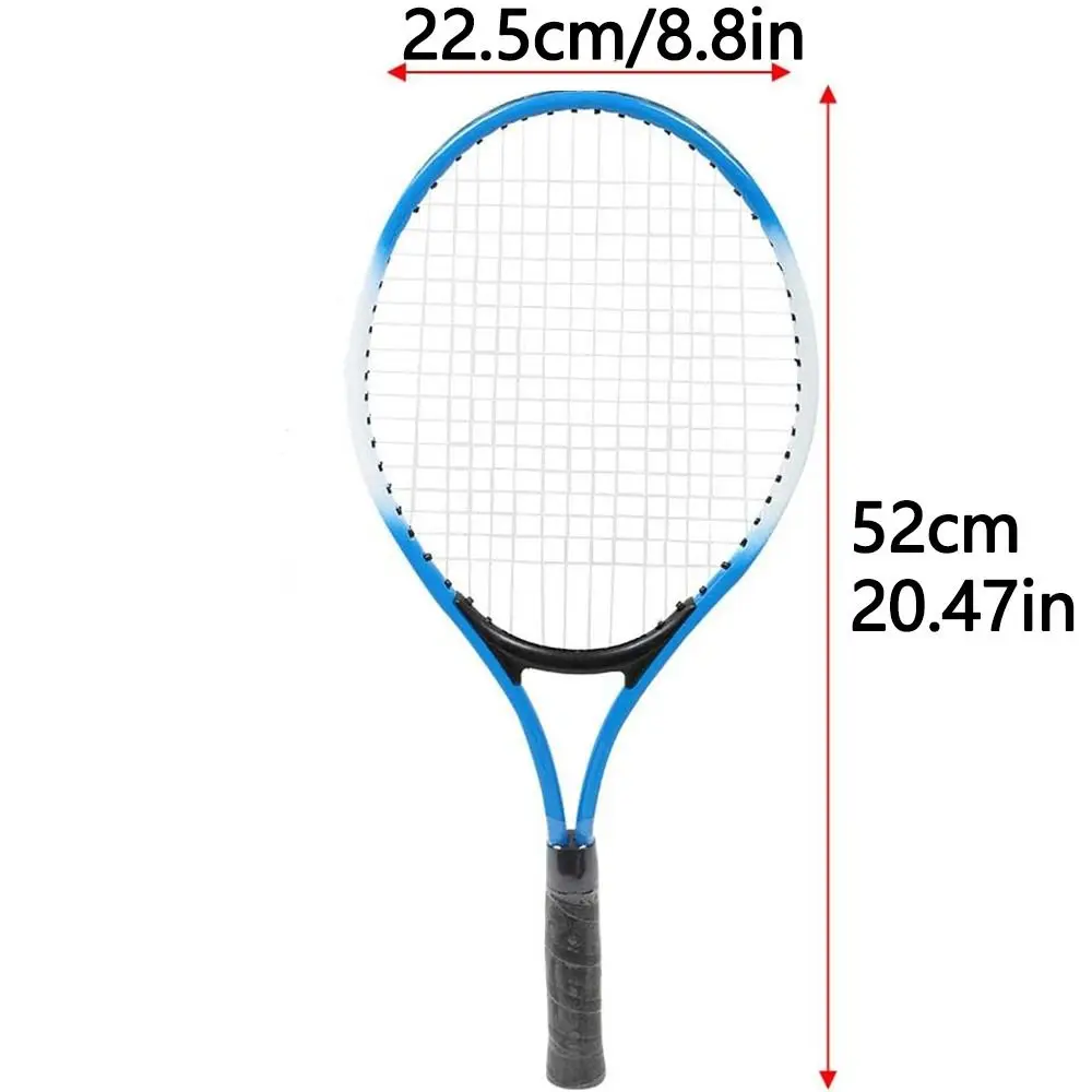 Tennis Racket Set Single for Kids Shock Absorbing Portable Tennis Trainer Rebound with Carry Bag Lightweight Sports Game Toys tennis racket tennis racket set